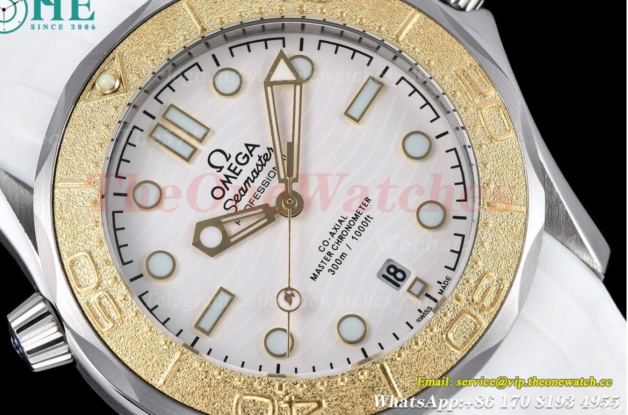 GDF SS 300m Dial White MY8215 Seamaster 42mm RU 0517